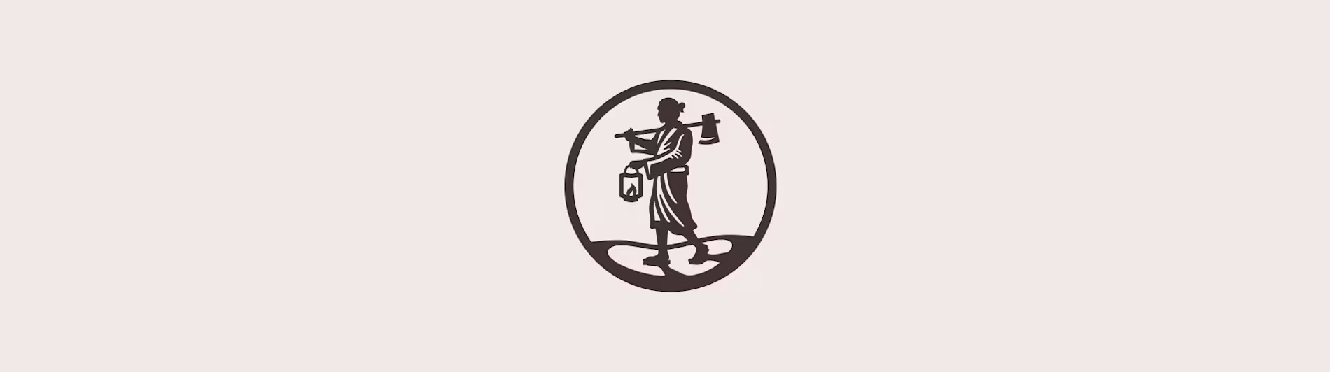 Kikori whiskey logo brand mark on light brown background.