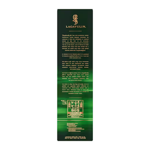 Lagavulin 16 Year Old - Box Reverse