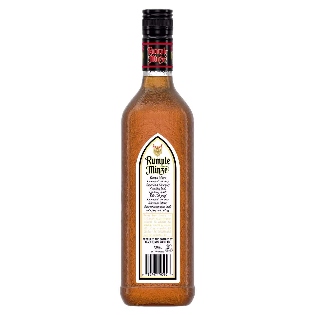 Rumple Minze Cinnamint 750 ml Back