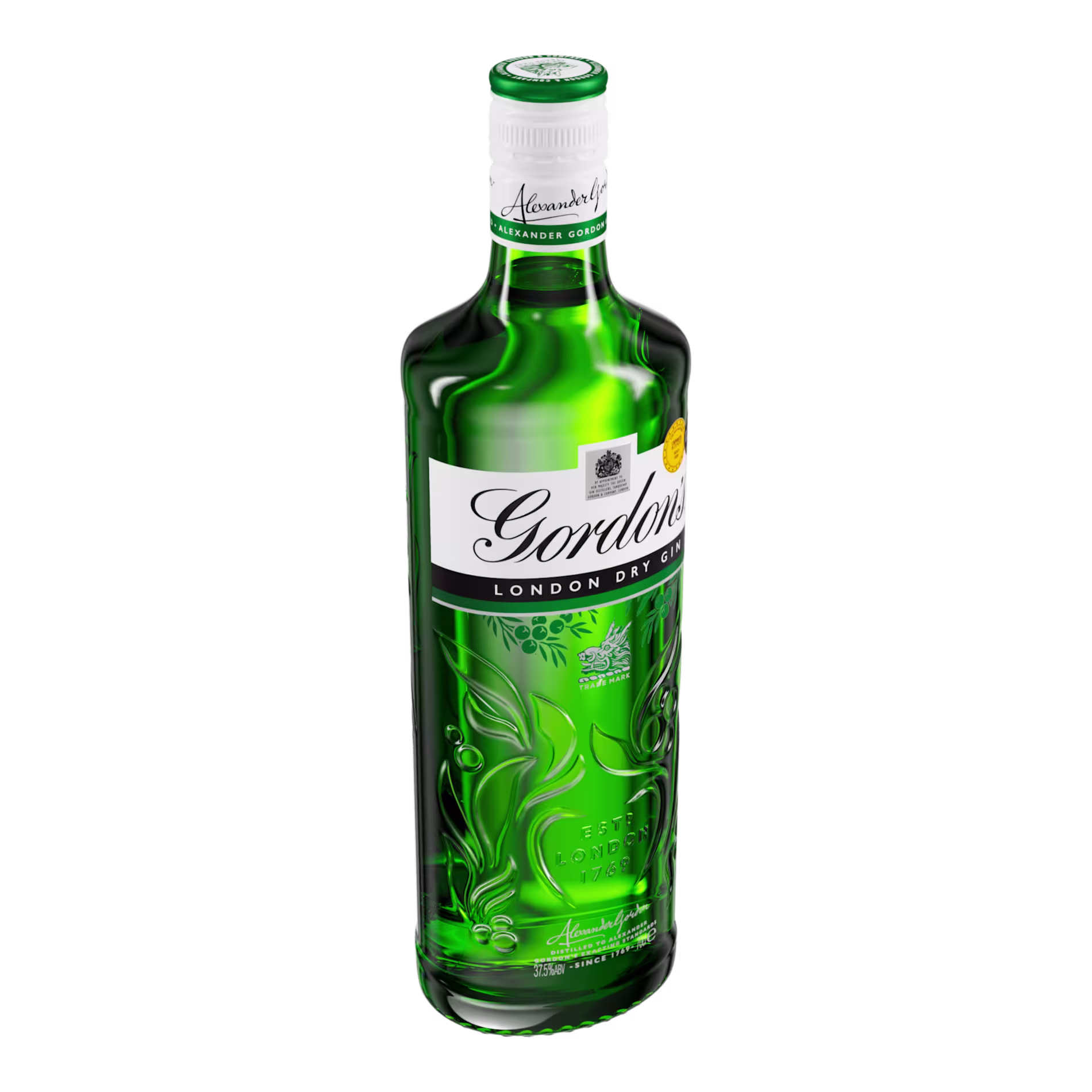 Gordon’s London Dry Gin Bottle Top View