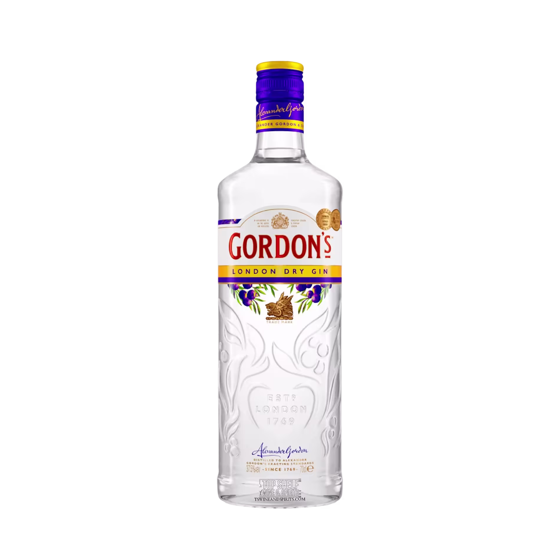 Gordon's London Dry Gin - Versión en botella