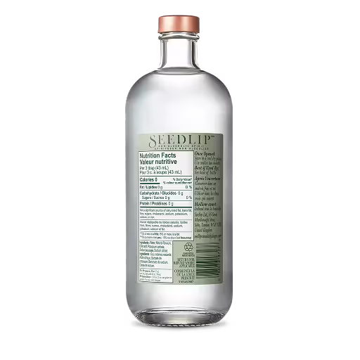 Seedlip Spice 94 Alcohol Free Spirit Bottle Back