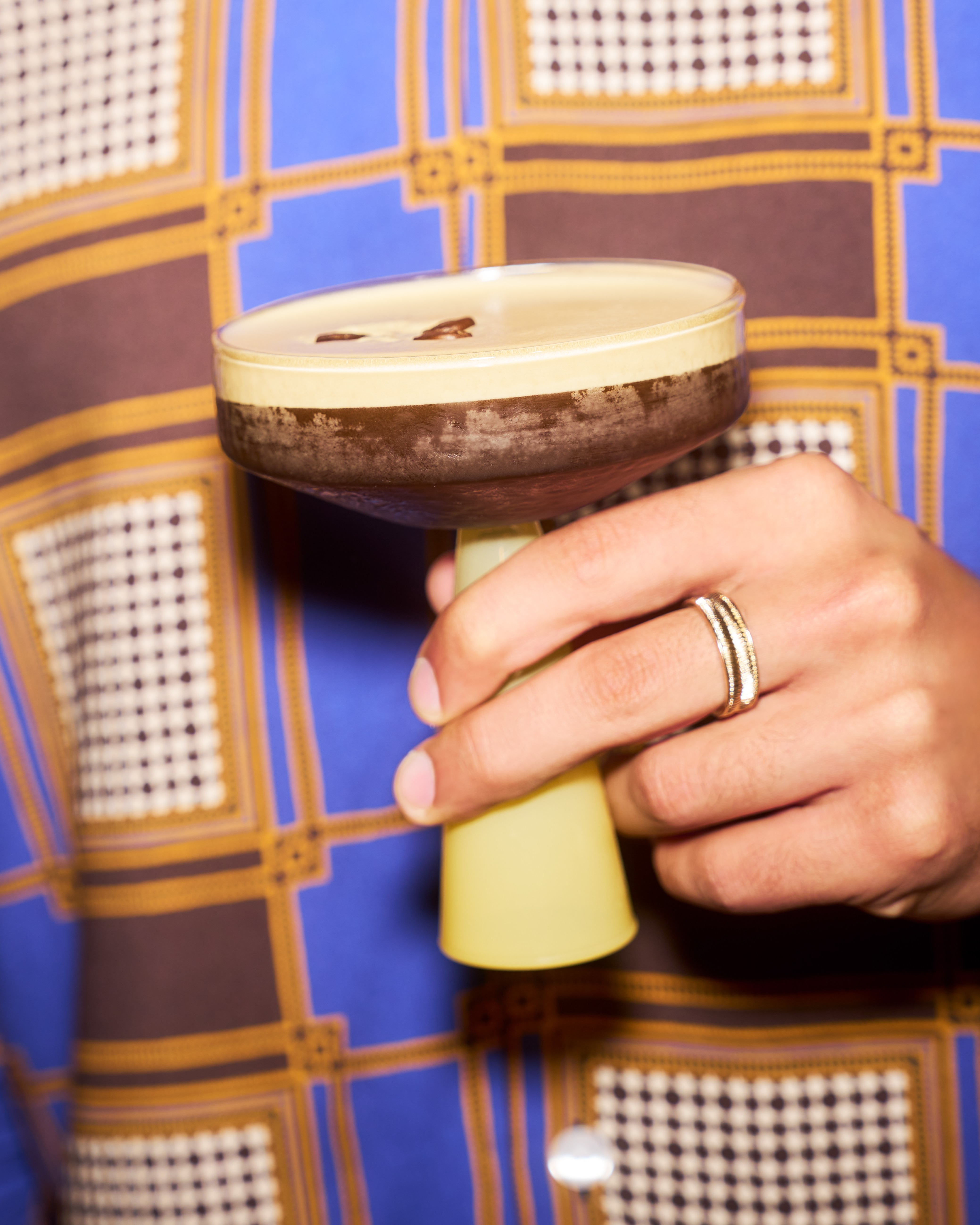 A spiced whisky espresso martini.