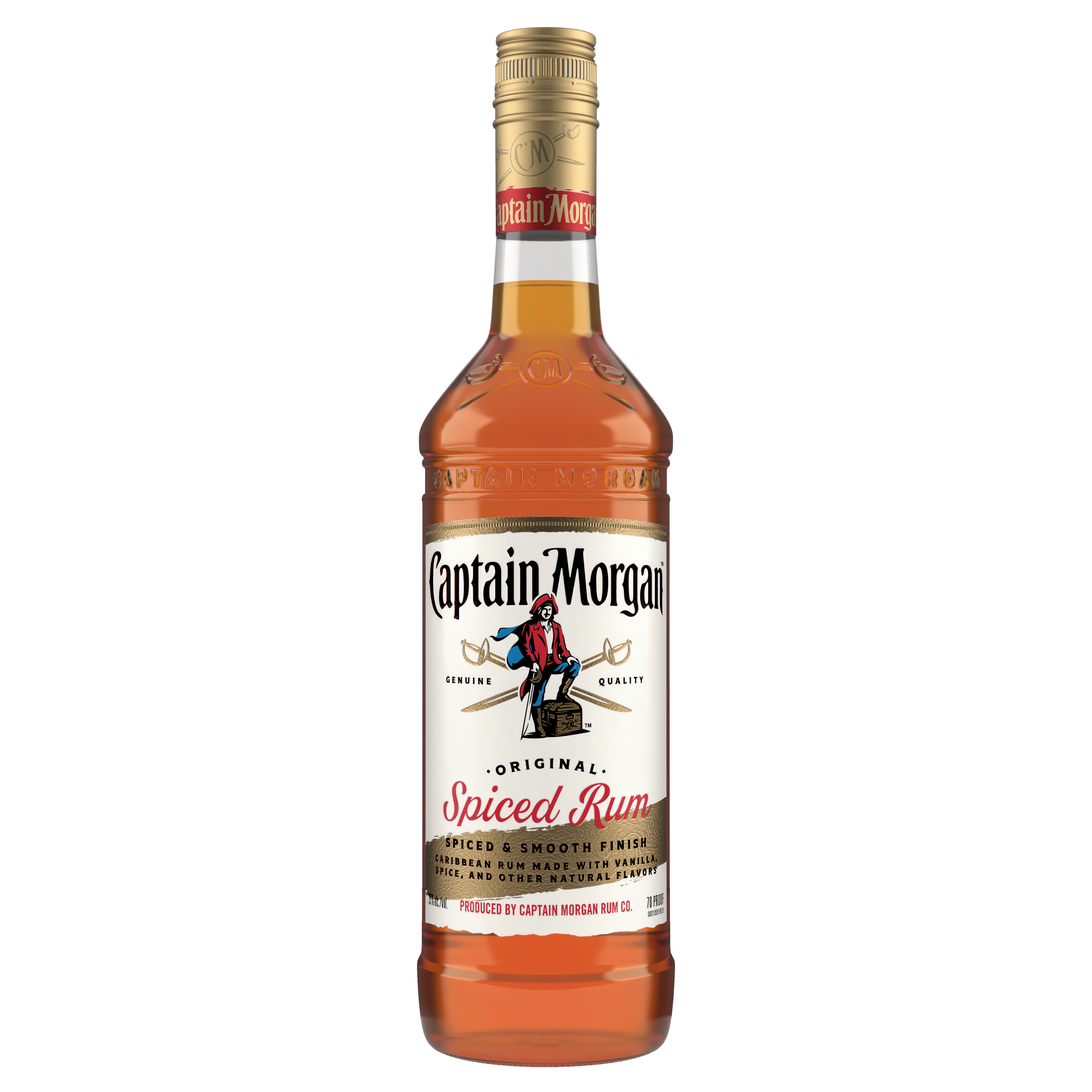 Captain Morgan Original Spiced rum bottle