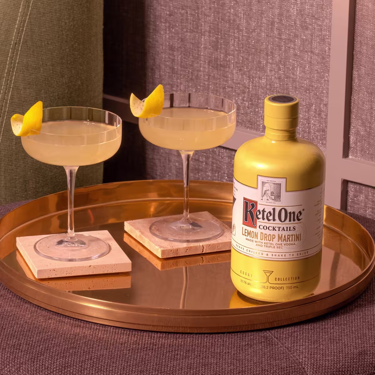 Ketel One Lemon Drop with Serves