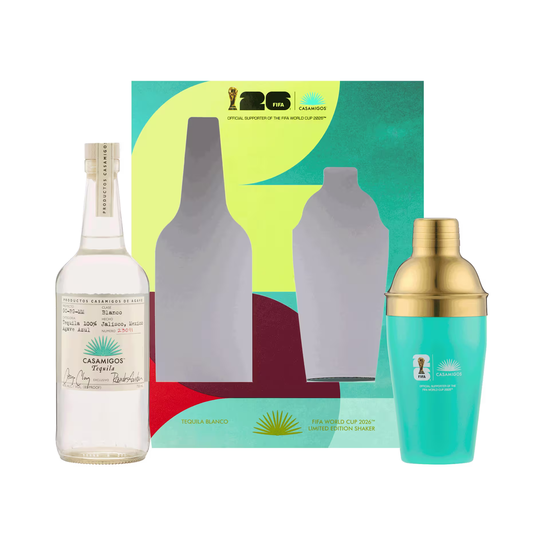 Casamigos Blanco Shaker FIFA Carton