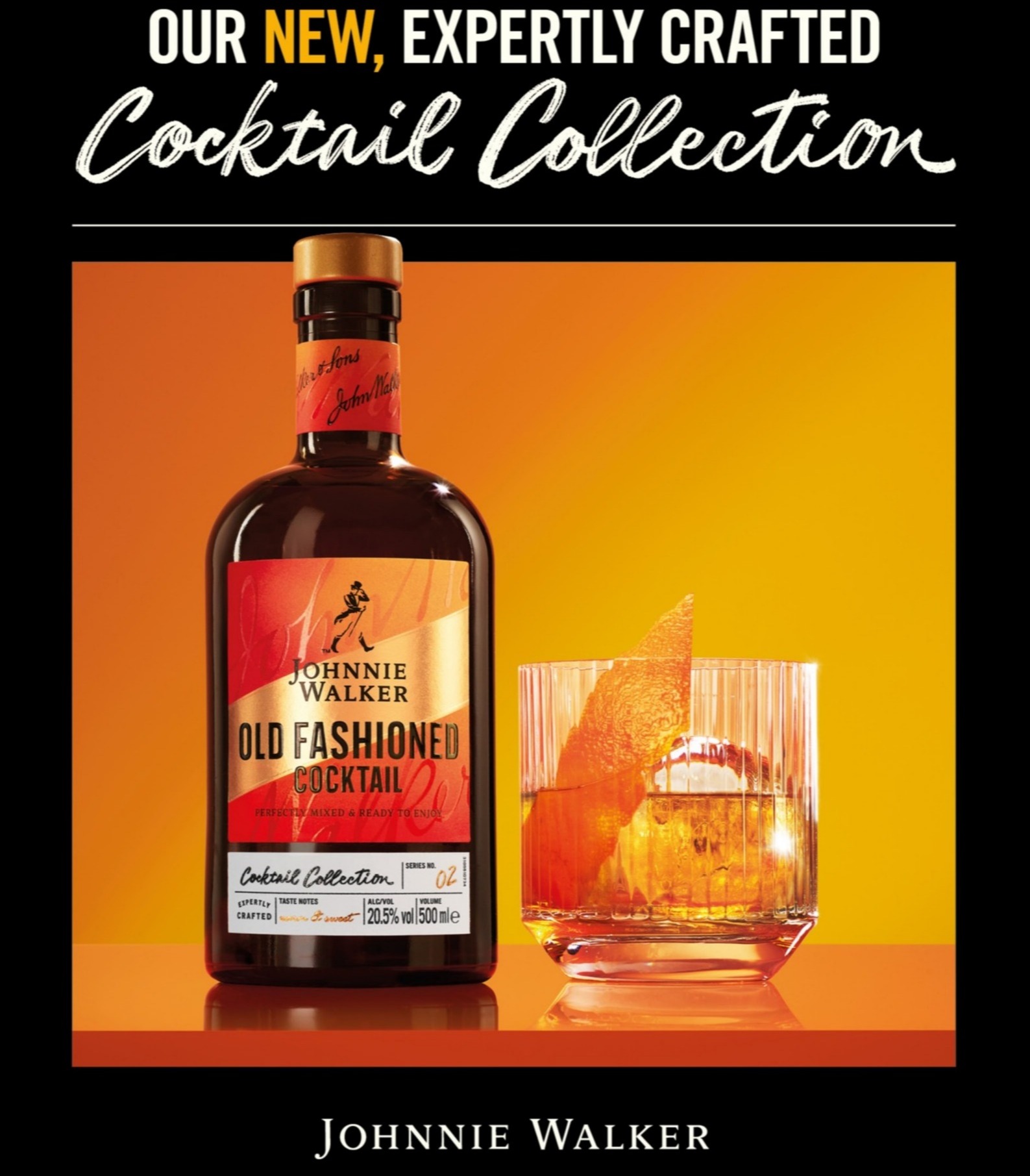 Johnnie Walker Old Fashioned Cocktail serve image