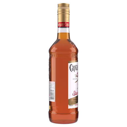 Captain Morgan original spiced bottle side profile