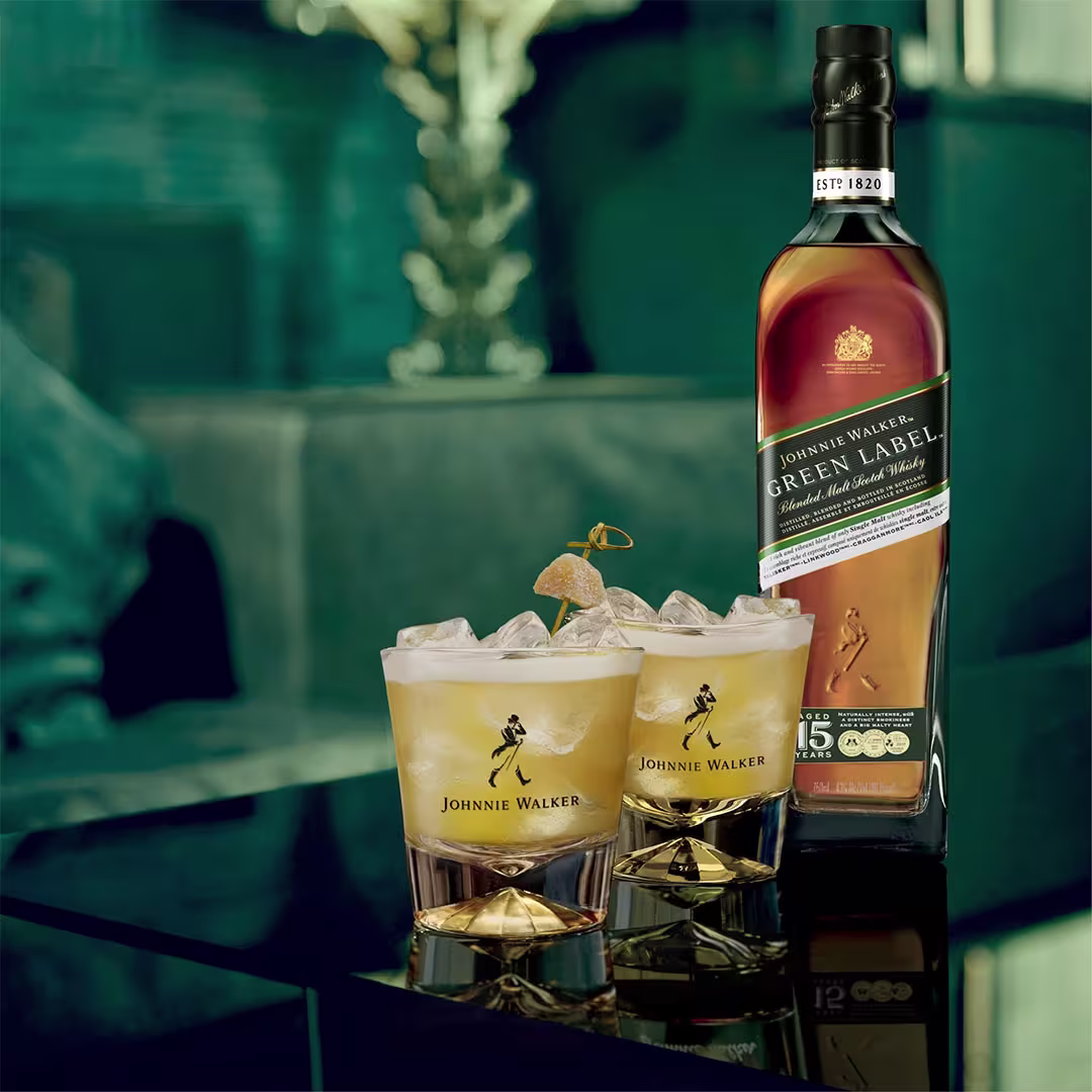 Whisky Johnnie Walker Green Label Botella