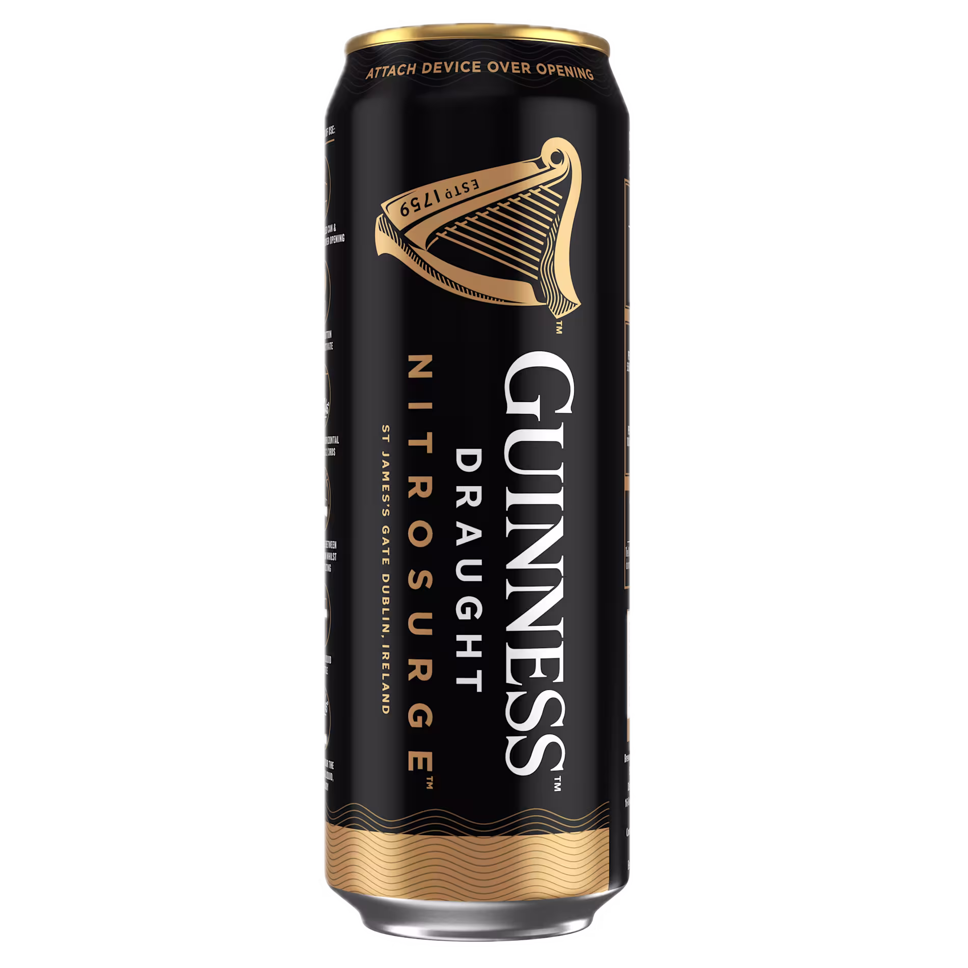 Guinness stout Nitrosurge can