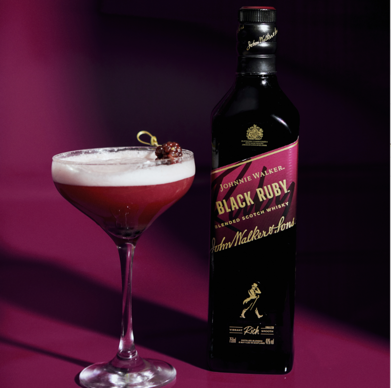 Ruby sour receta junto a jw black ruby