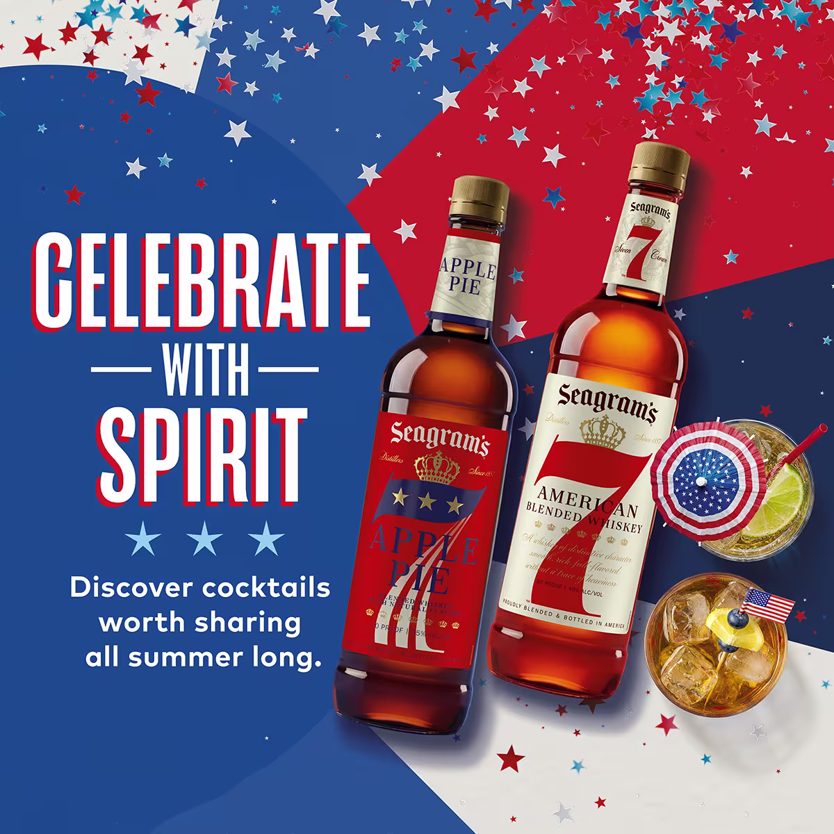 Seagram s 7 Crown Apple Pie Blended Whiskey Occasion Image
