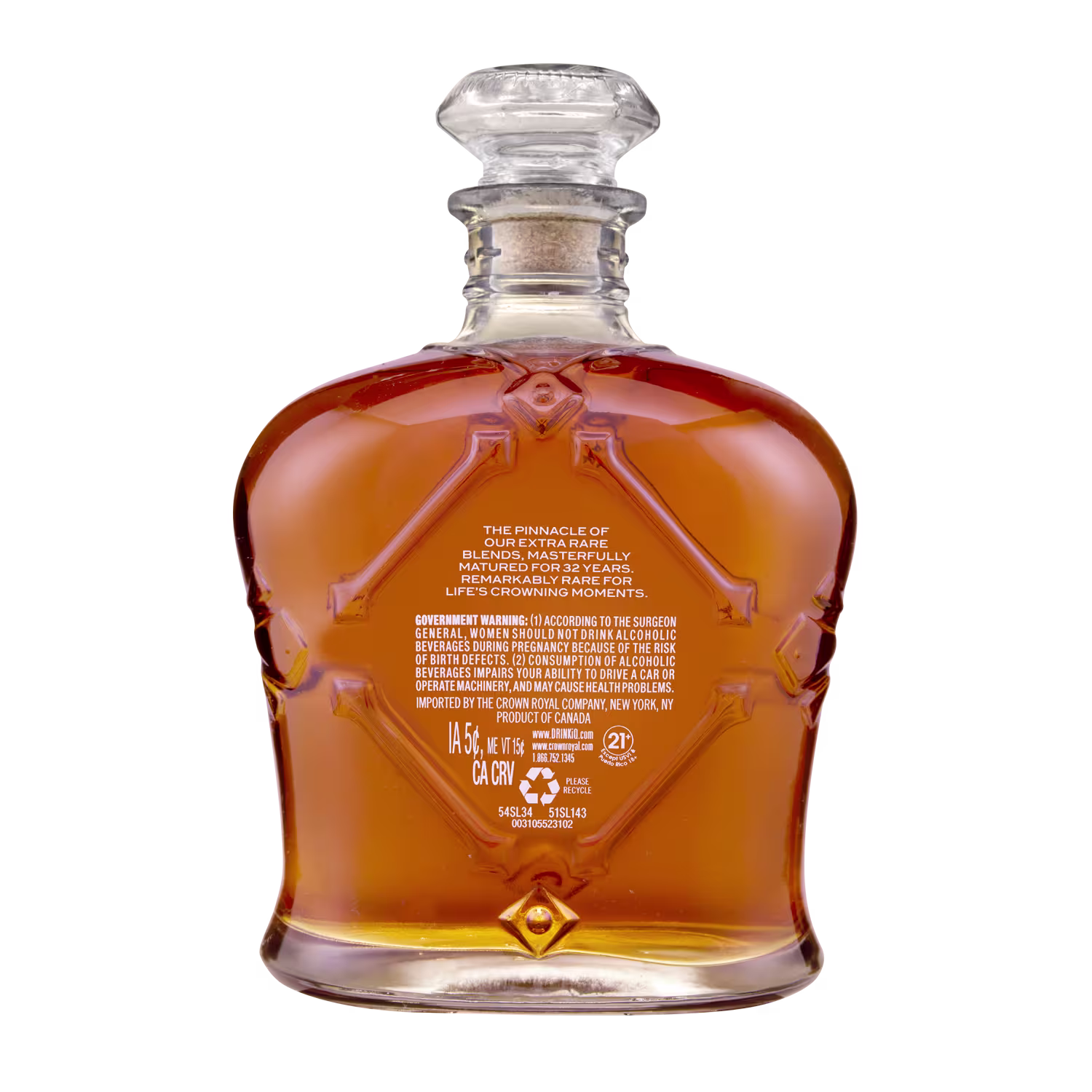 CROWN-ROYAL-32-WHISKY 750ML BACK