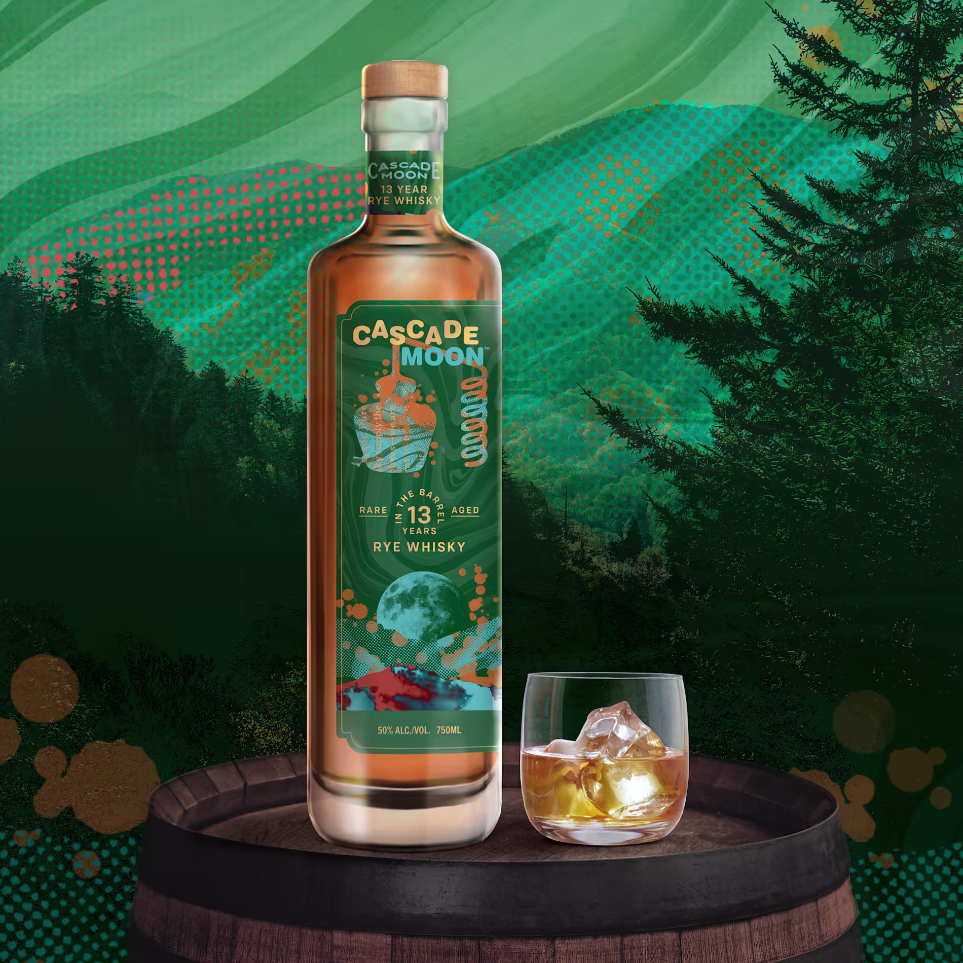 Cascade Moon 13 Year Old Rye Serve