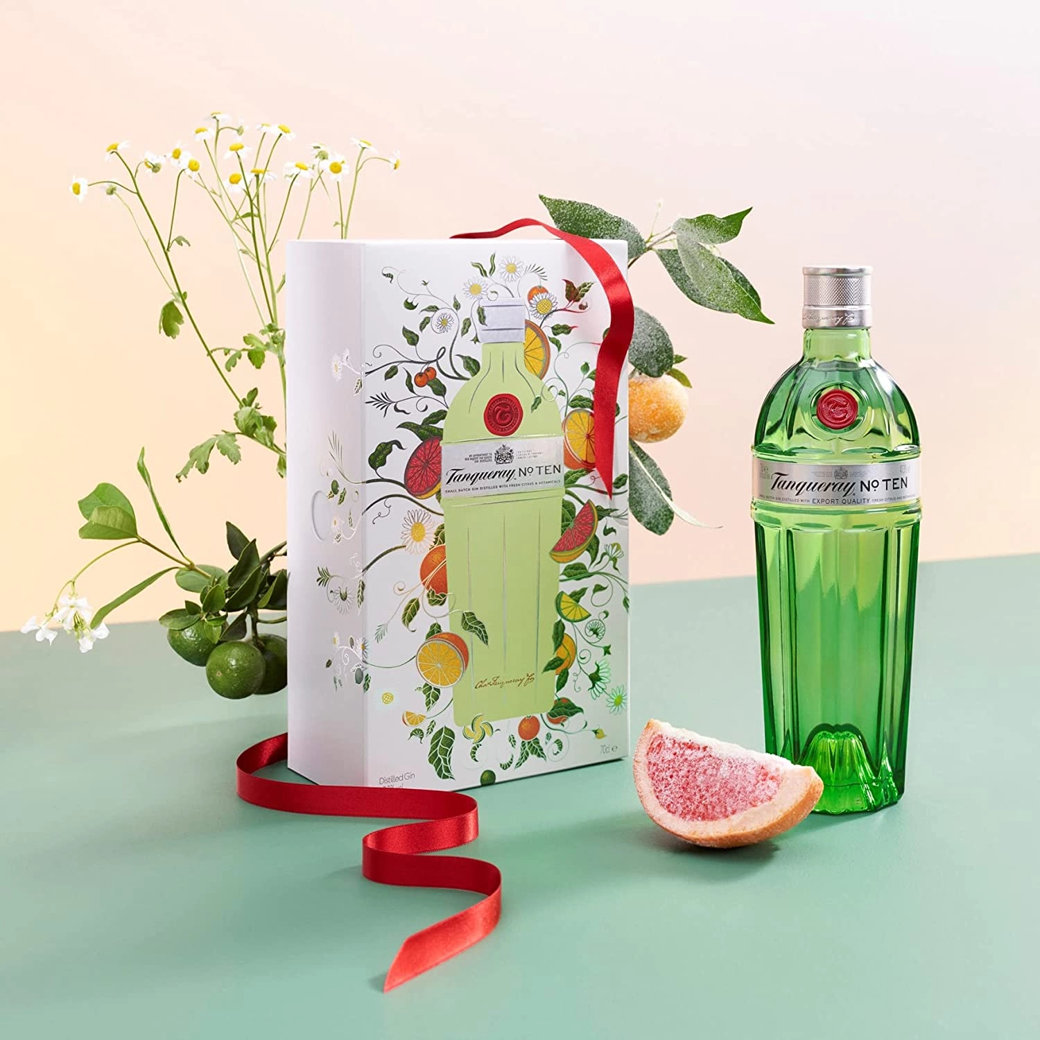 Gin Tanqueray No. Ten Distilled pack con vela ginebra