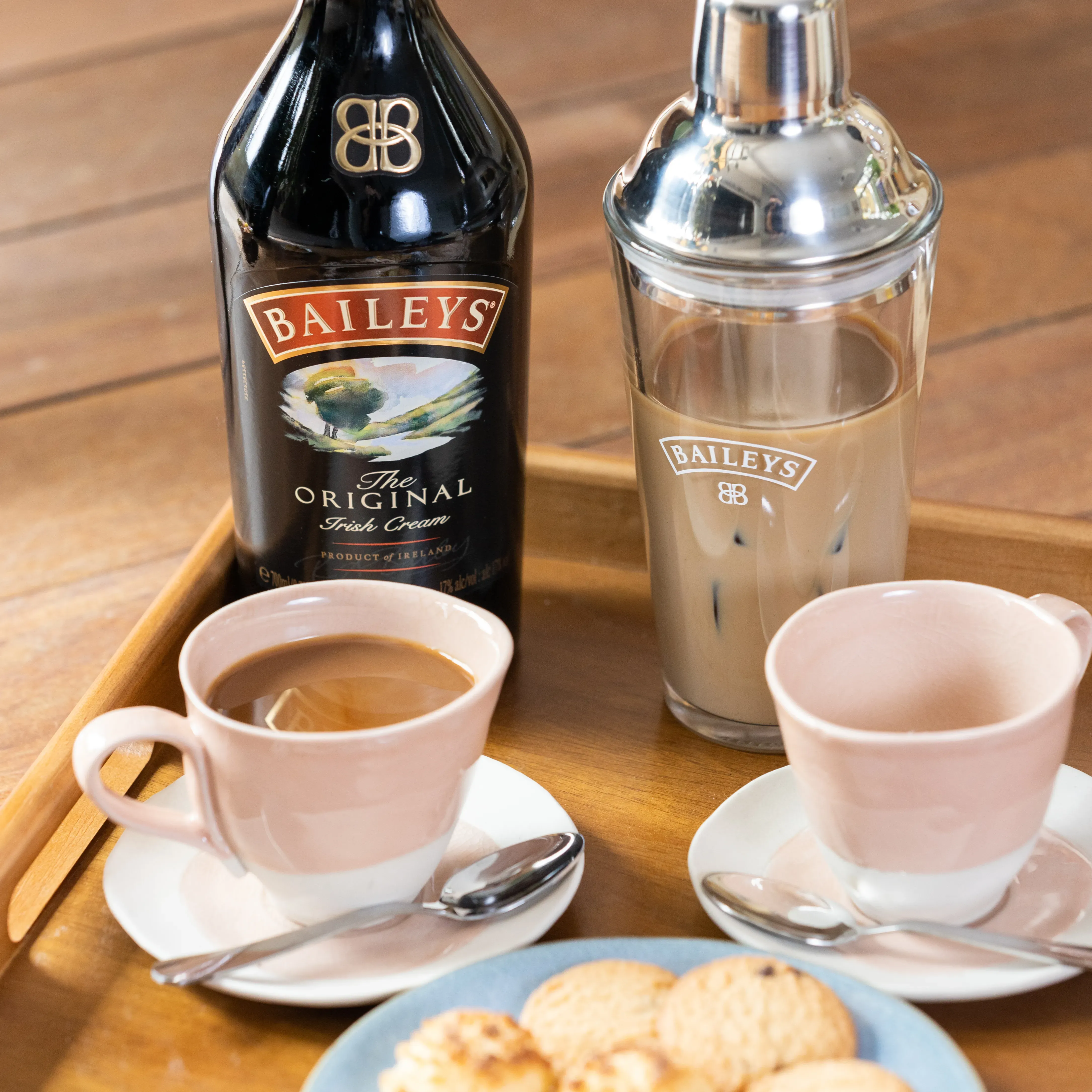 Café caliente con Baileys