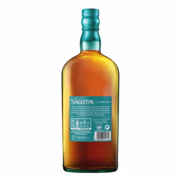 Singleton Dufftown 12 Year Old Single Malt Scotch Whisky 700 Bottle Back Conversion1