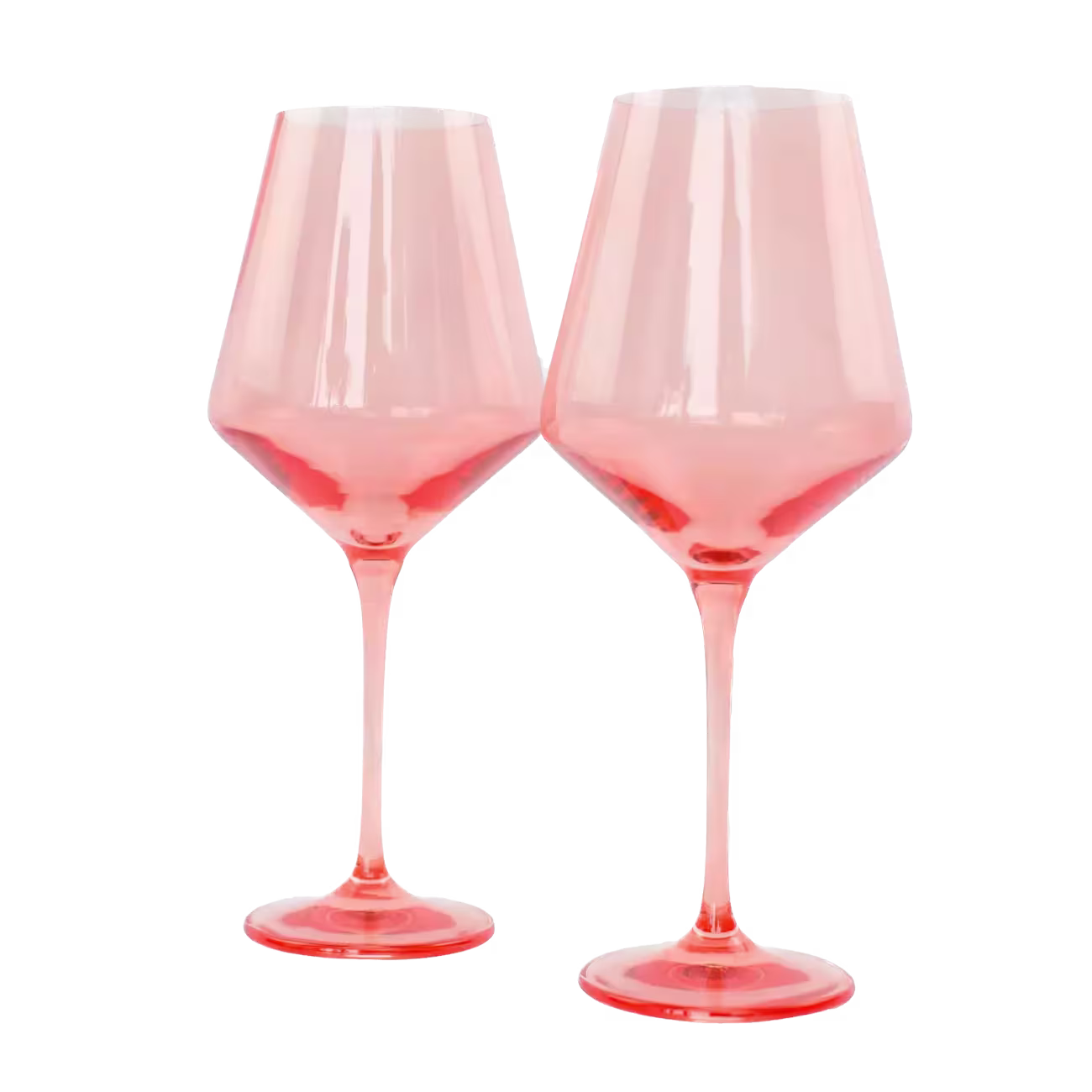 Estelle Wine Glass Coral Peach