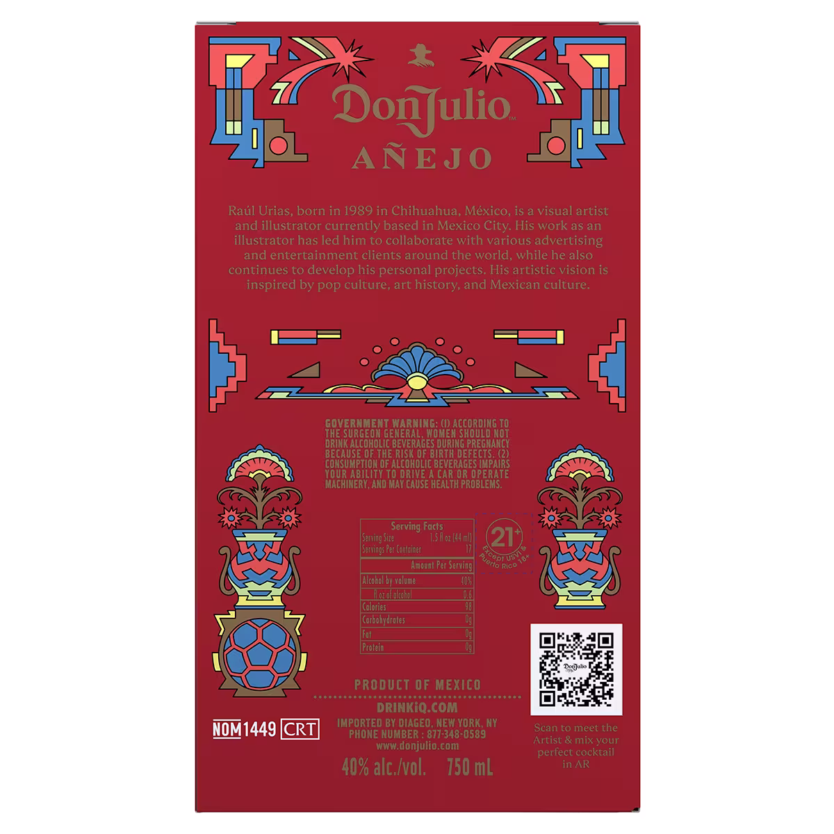 Don Julio Anejo Summer 2026 Box Back