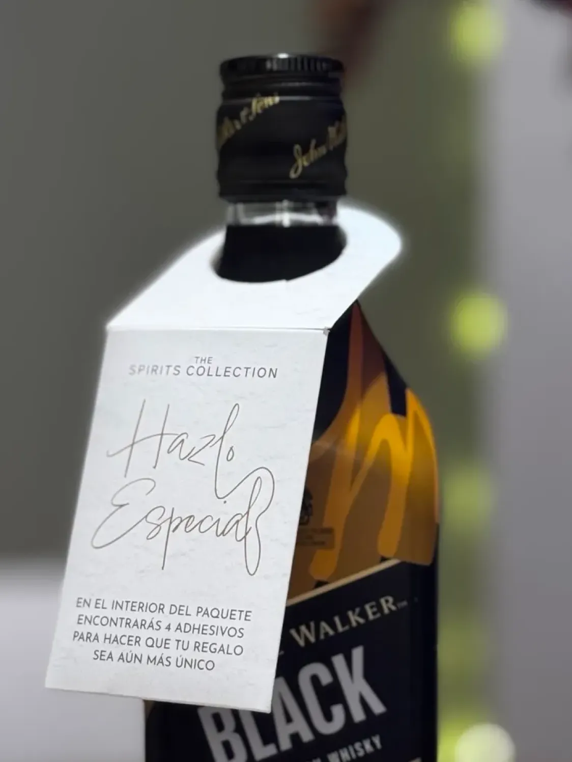 Mensaje personalizado en botella