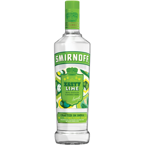Smirnoff Zesty Lime Vodka, 750mL_PrimaryImage_AltText