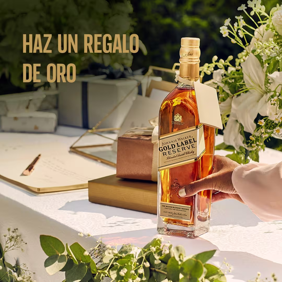 Whisky Johnnie Walker Gold Label Reserve Botella