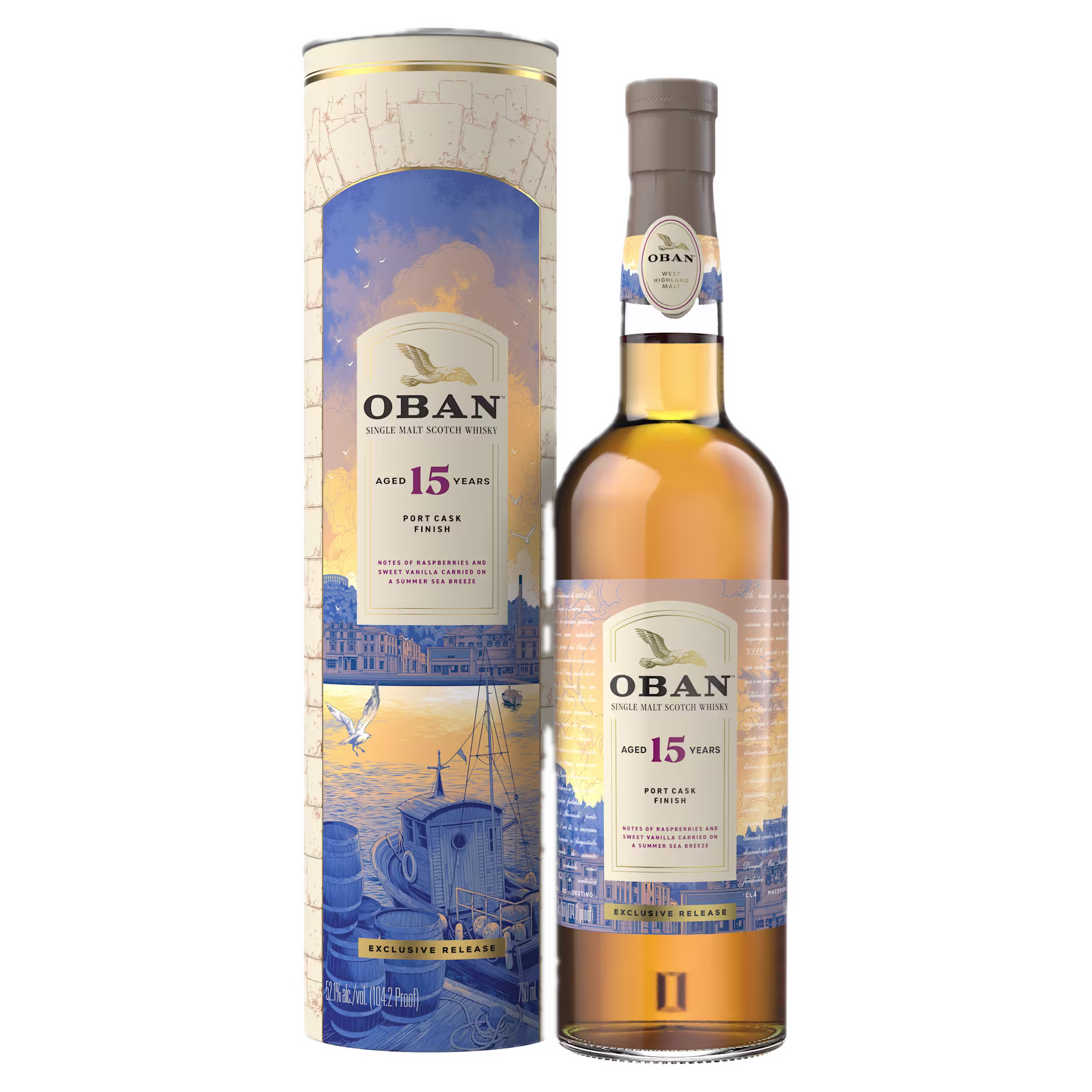 Oban 15YO Port Cask Finish Product with Carton 750ml