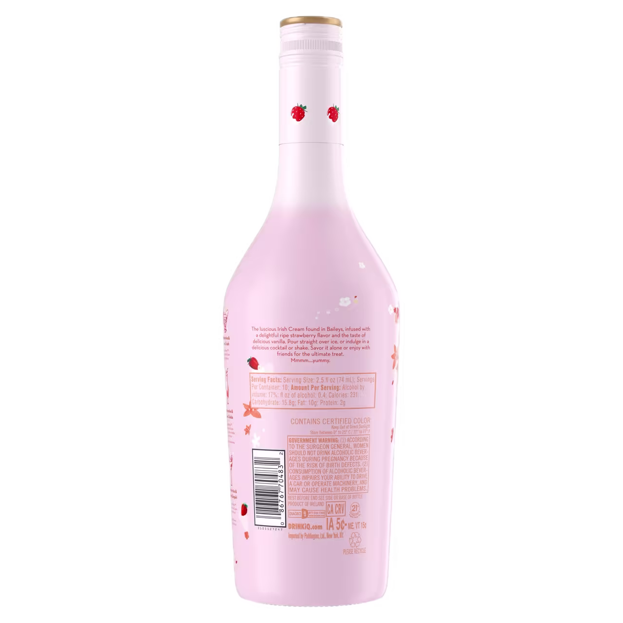 Baileys Strawberries Cream Back 750ml
