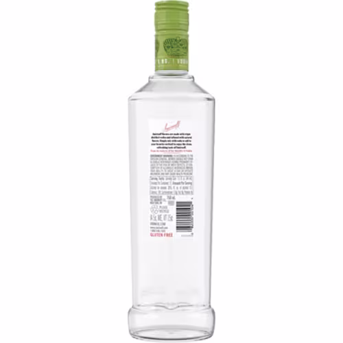 Smirnoff Green Apple Vodka, 750mL_BackShot_AltText