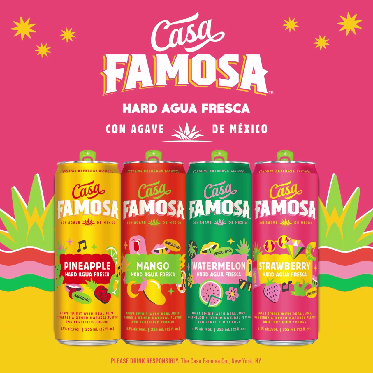 Casa Famosa Hard Agua Fresca Variety Pack