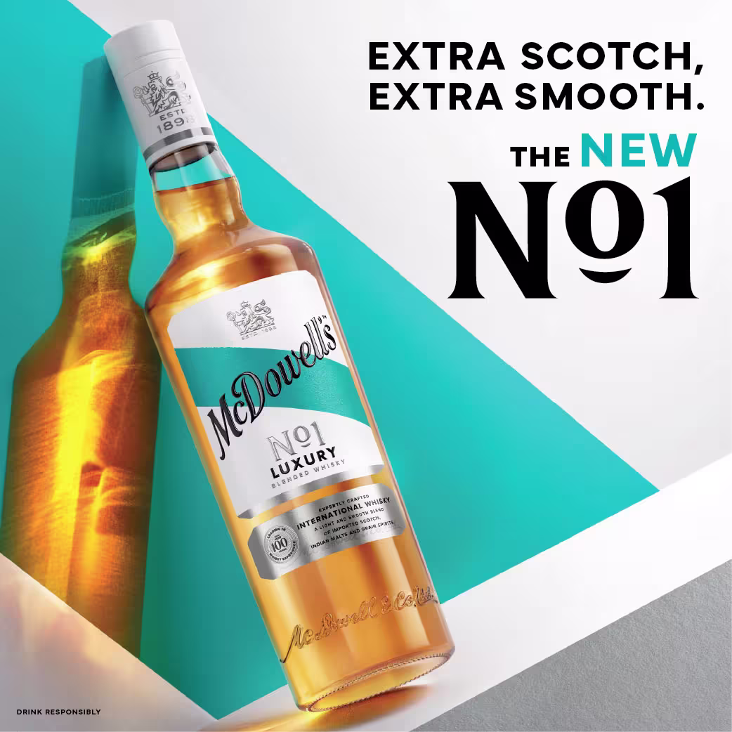 McDowell's No1 Luxury Premium Whisky, 750mL_PrimaryImageBG_AltText