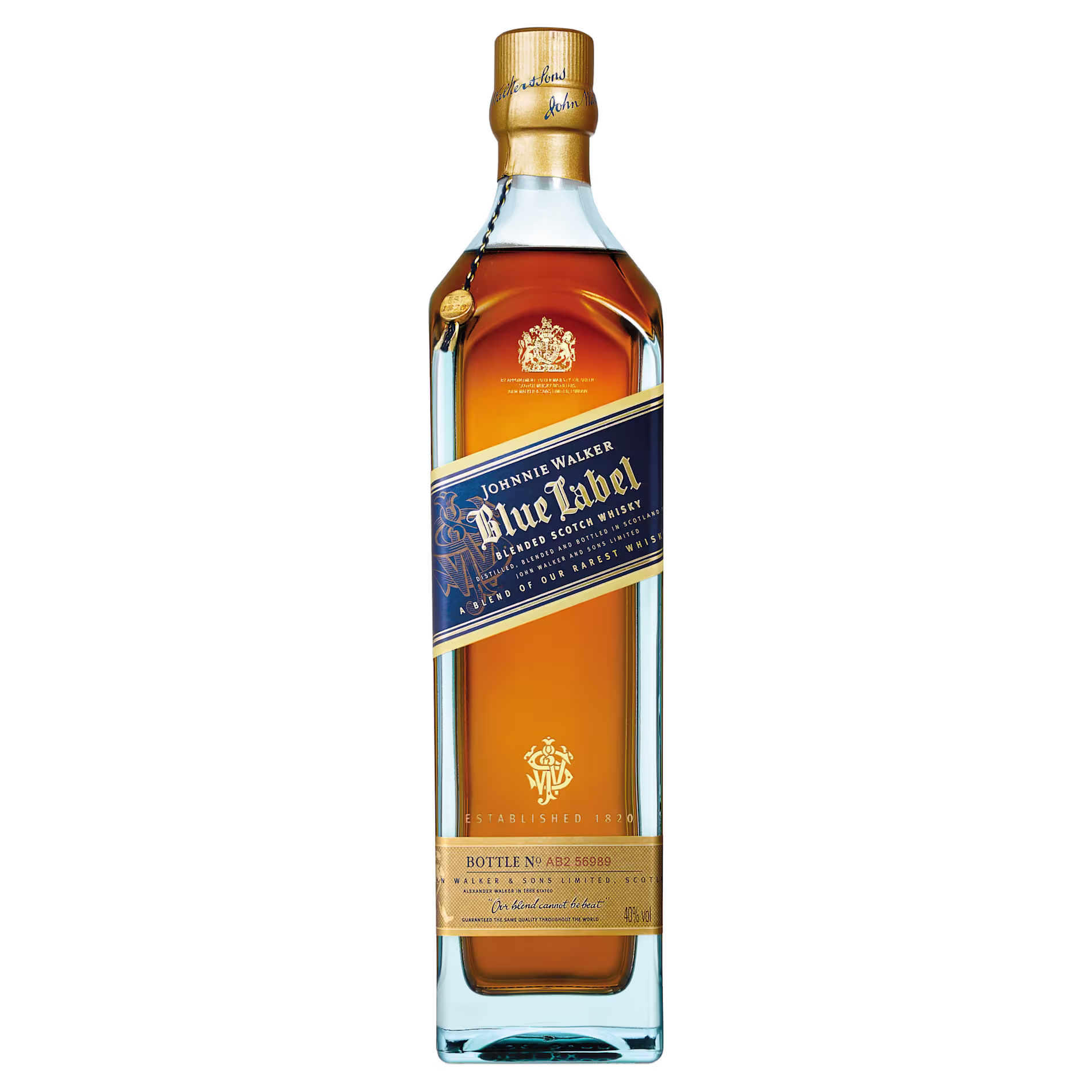 Whisky Johnnie Walker Blue Label Botella 750ml