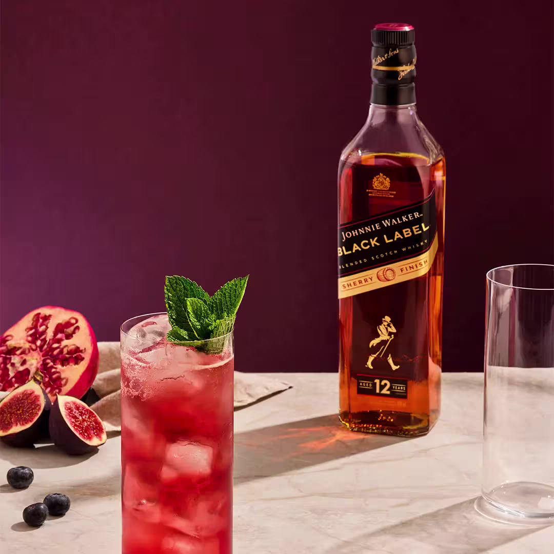 Johnnie Walker Black Label Sherry Finish whisky escocés de mezcla 70cl