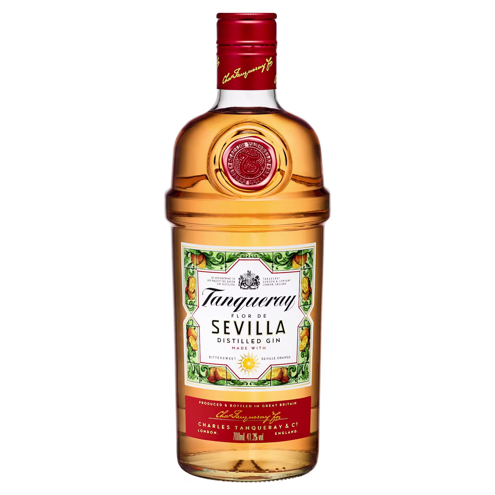 Tanqueray Flor de Sevilla Narancsos Gin 0,7 L Üveg Elsődleges Kép