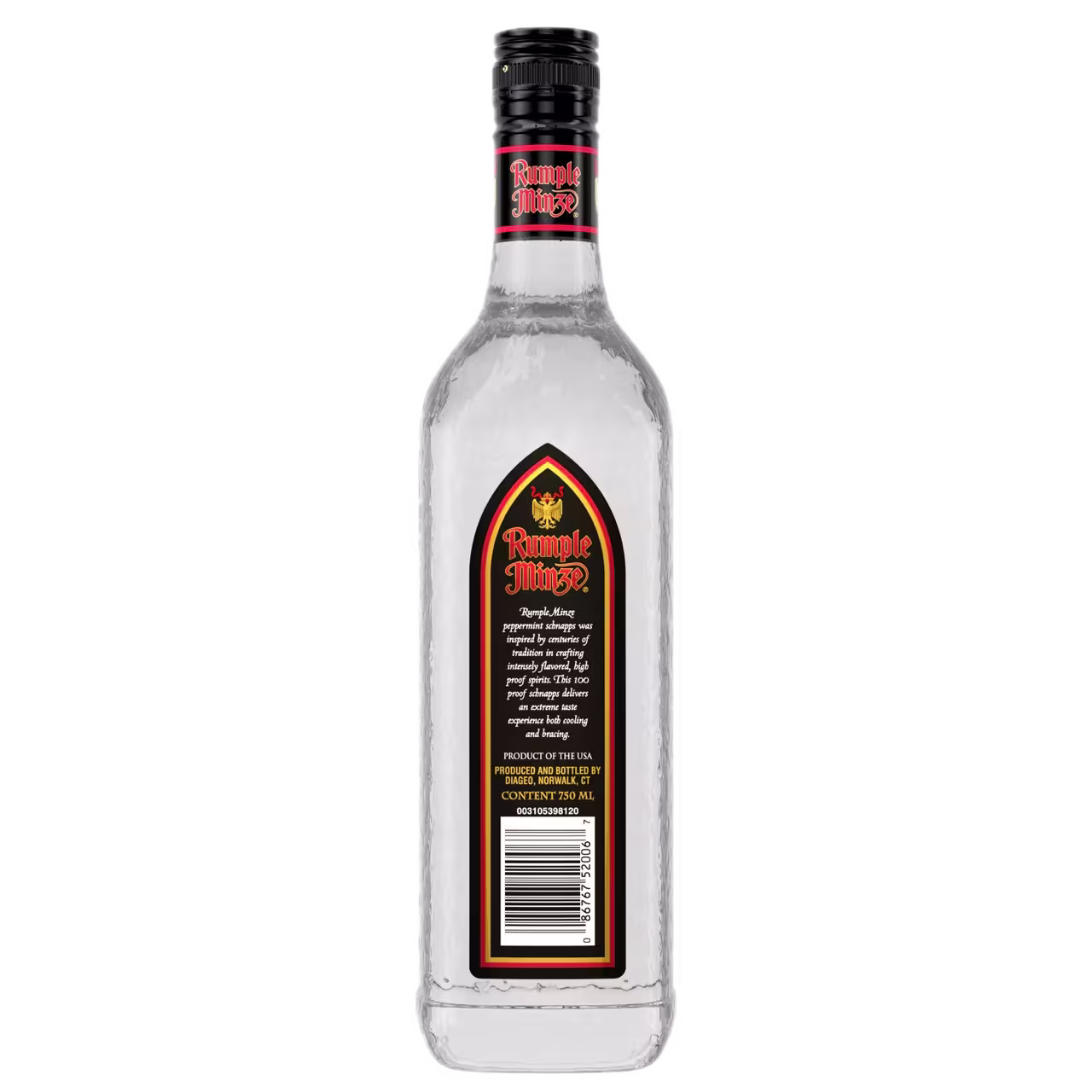 RUMPLE MINZE PEPPERMINT SCHNAPPS BACK 750ML