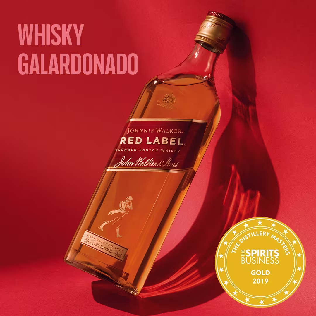 Whisky Johnnie Walker Red Label Botella