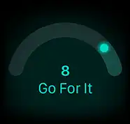 Readiness score of 8, Go For It