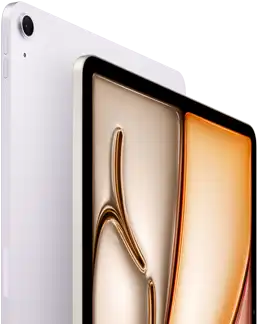 iPad Air, violet, face avant, face arrière, caméra arrière grand-angle 12 mégapixels dans le coin supérieur gauche
