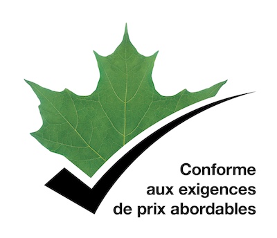 Conforme aux exigences de prix abordables