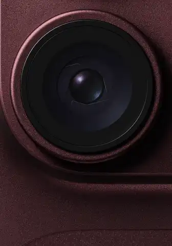 Main camera variable aperture lens featured on iPhone 18 Pro in Burgundy