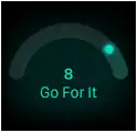 Readiness score of 8, Go For It