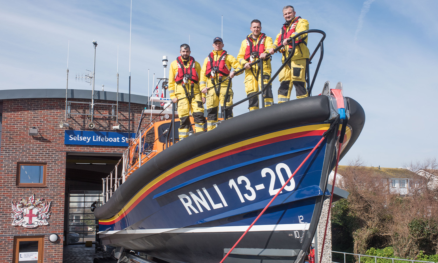 RNLI Selsey Lifeboat Station was awarded £100,000 from Postcode Community Trust thanks to players of People's Postcode Lottery