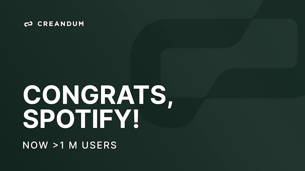 Congratulations Spotify