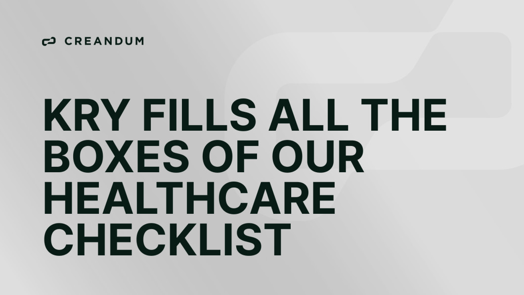 Kry fills all the boxes of our healthcare checklist