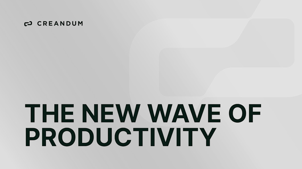 The new wave of productivity