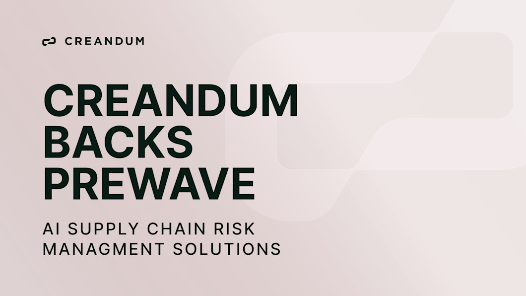 creandum backs Prewave