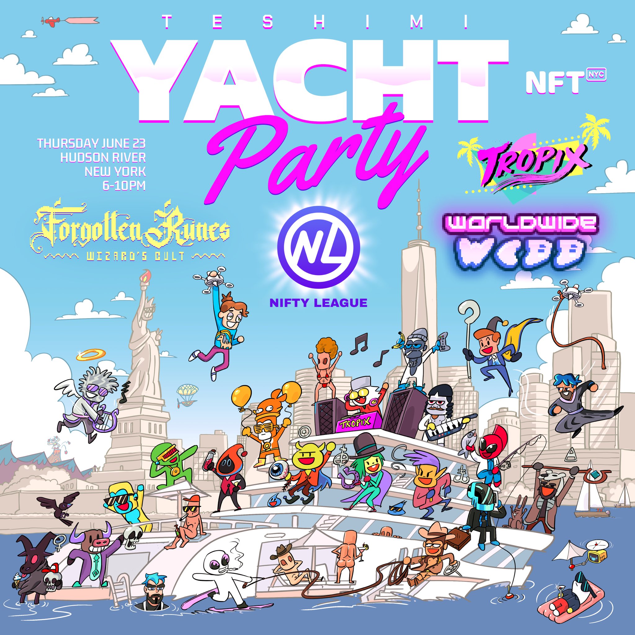 Yacht Party Invite