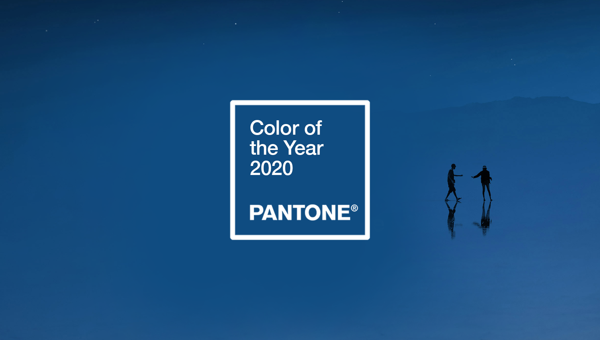 The official Pantone Classic Blue image.