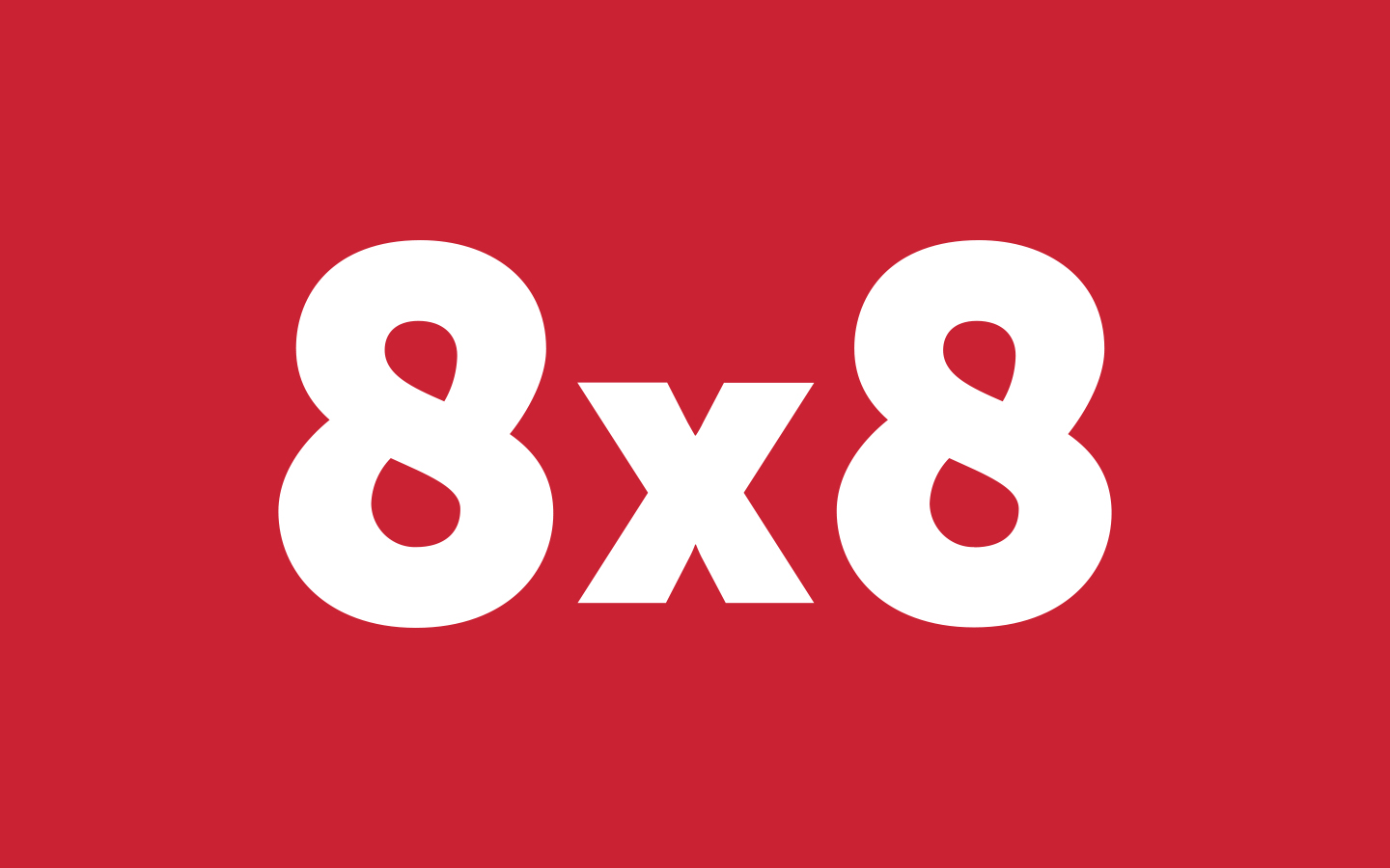 8x8 Red Logo