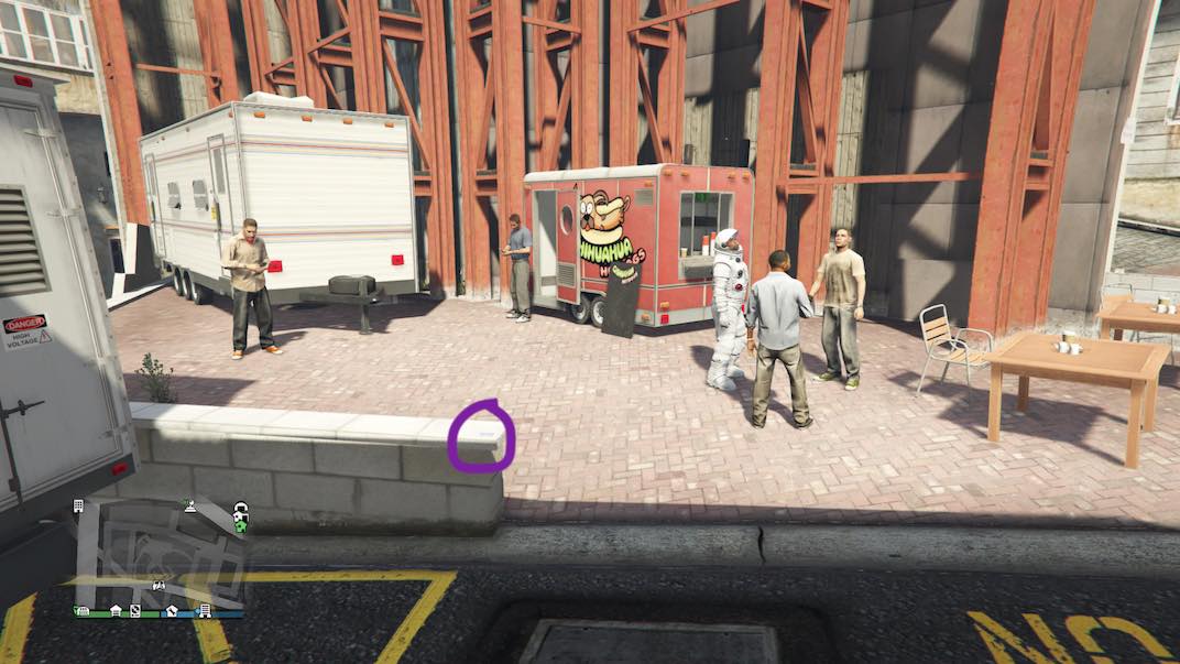 This is Playing Card location 22 of 54 in Grand Theft Auto V Online